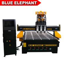 1325 CNC Router Multi Spindles Pneumatic System Engraving Machine Three Spindles 3.5kw Air Cooling Spindle